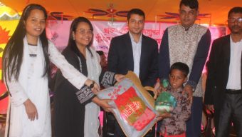 Winter clothes distributed as Chrismas gift in Moulvibazar – Juri upazila.