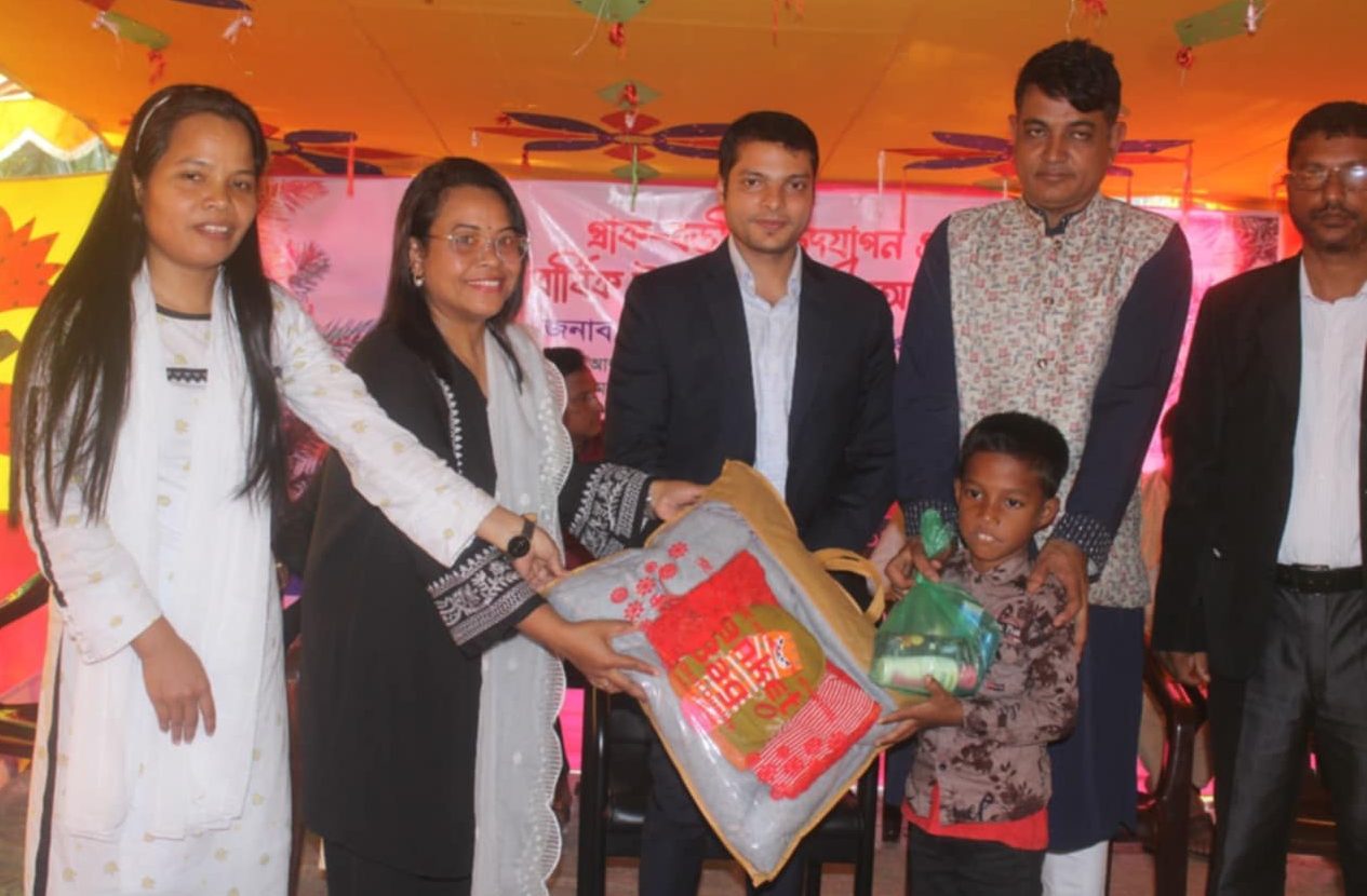 Winter clothes distributed as Chrismas gift in Moulvibazar – Juri upazila.