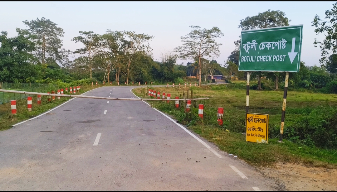 ৫ দিন ধরে জুড়ীর বটুলী চেকপোস্টে আমদানি-রপ্তানি বন্ধ