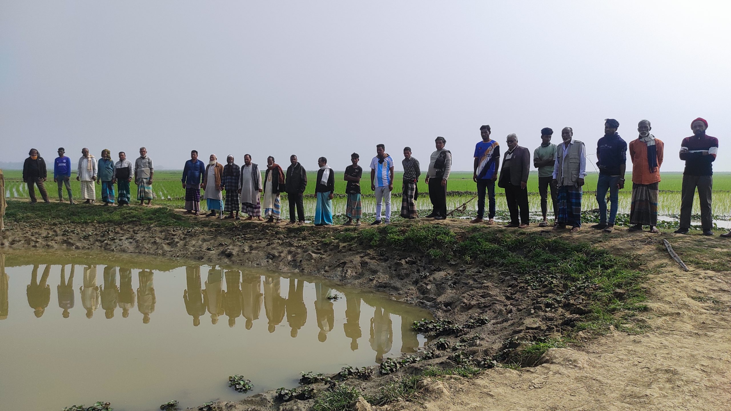 পানি সংকটে দেড় হাজার একর জমি : কৃষকদের ফসল না পাওয়ার আশংকা  