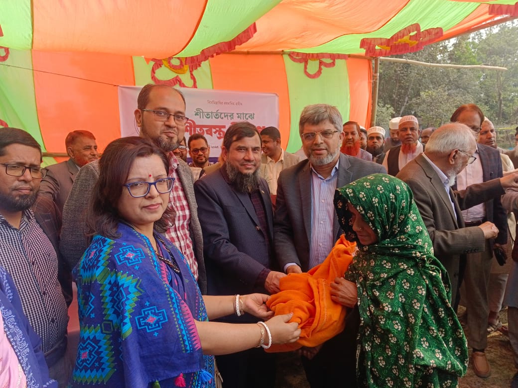 শীতার্তদের পাশে দাঁড়ালেন বাংলাদেশ পেডিয়াট্রিক এসোসিয়েশন (বিপিএ) সিলেট শাখা  